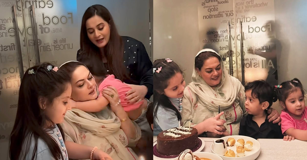 Aiman Khan & Minal Khan Family Celebrate Their Mother’s Birthday