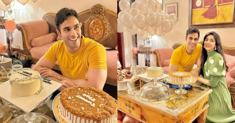 Ameer Gilani Celebrates Birthday with Wife Mawra Hocane