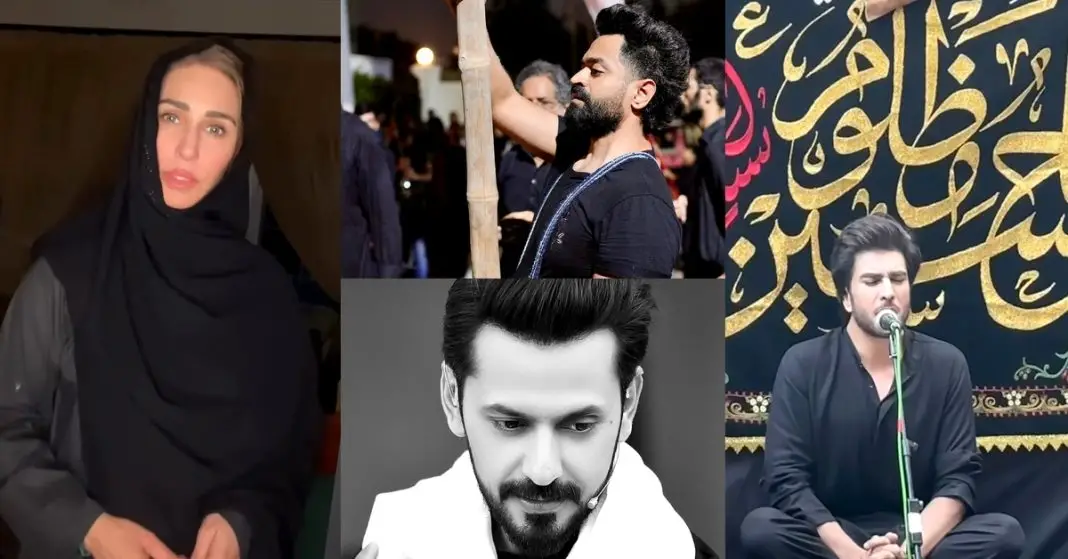 Pakistani Celebrities’ Posts on 9th Muharram