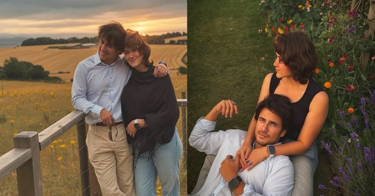 Ali Zafar’s Beautiful Pictures with Wife from UK
