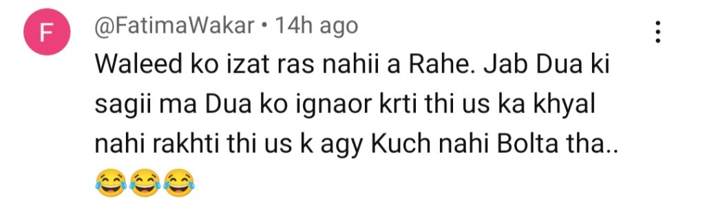 Do Kinaray Episode 38 – Fans Think Waleed Deserved Dureshehwar