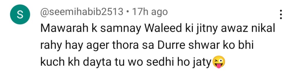 Do Kinaray Episode 38 – Fans Think Waleed Deserved Dureshehwar