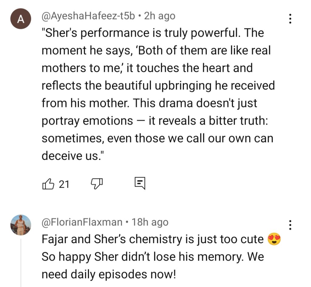 Sher Episode 14 – Sher & Fajar’s Chemisty Loved By Fans