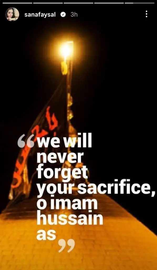 Pakistani Celebrities Messages On Ashura 2025