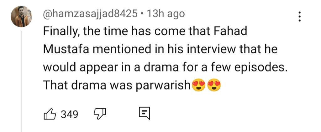 Parwarish Episode 31 – Fahad Mustafa’s Entry Excites Fans