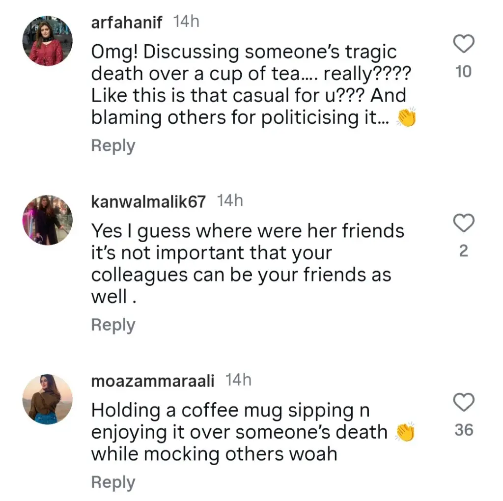 Madeha Naqvi Calls Out Celebrity Clout Chasing On Humaira Asghar