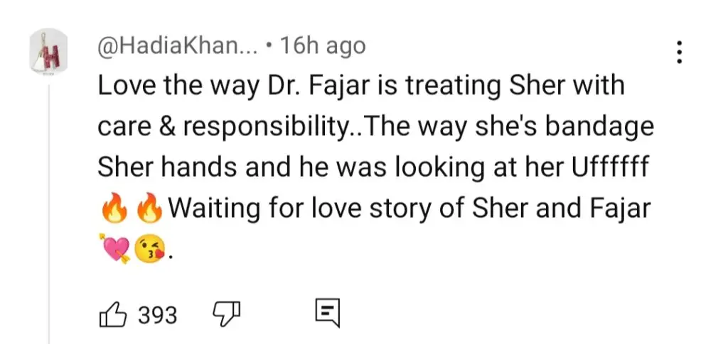 Sher Episode 14 – Sher & Fajar’s Chemisty Loved By Fans
