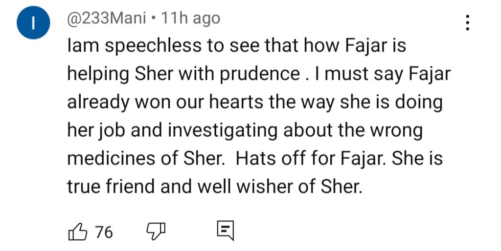 Sher Episode 17 – Fans Applaud Dr Fajar’s Intelligence