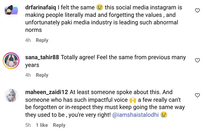 Shaista Lodhi Disappointed With Lack Of Respect For Muharram