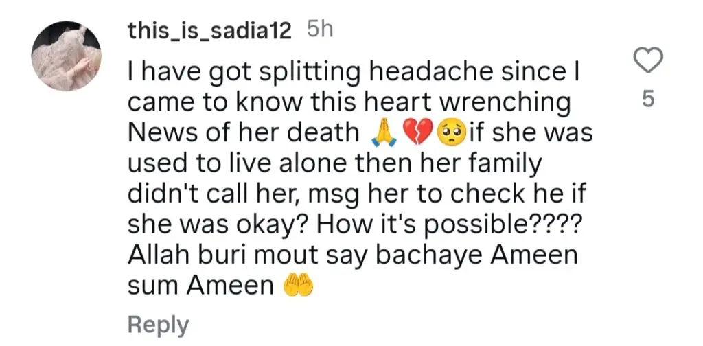 Internet Horrified By Humaira Asghar’s Family Reaction