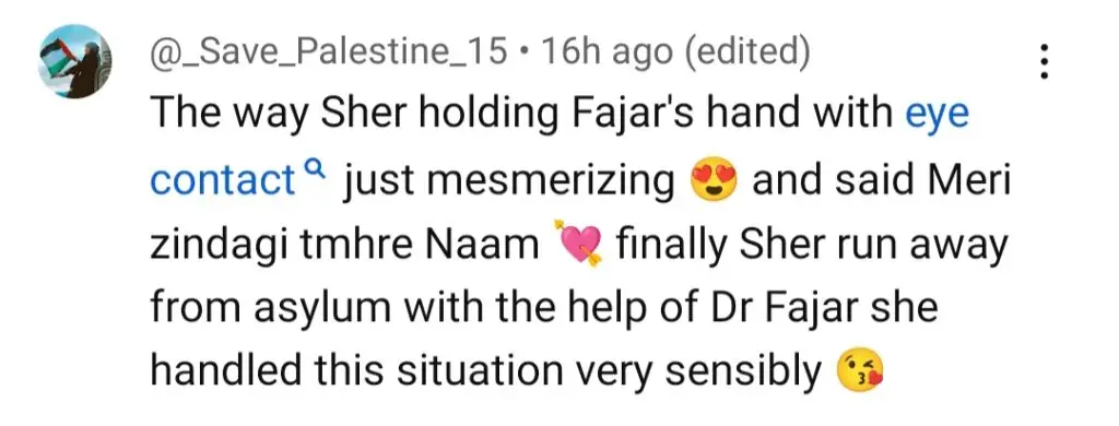 Sher Episode 21 – Fans Rejoice Start Of Love Story