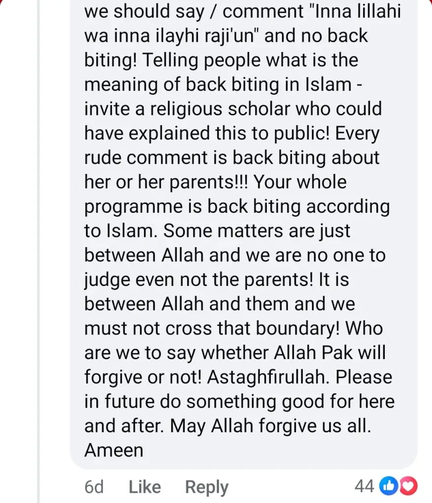 Internet Calls Out Amna Malik For Insensitivity