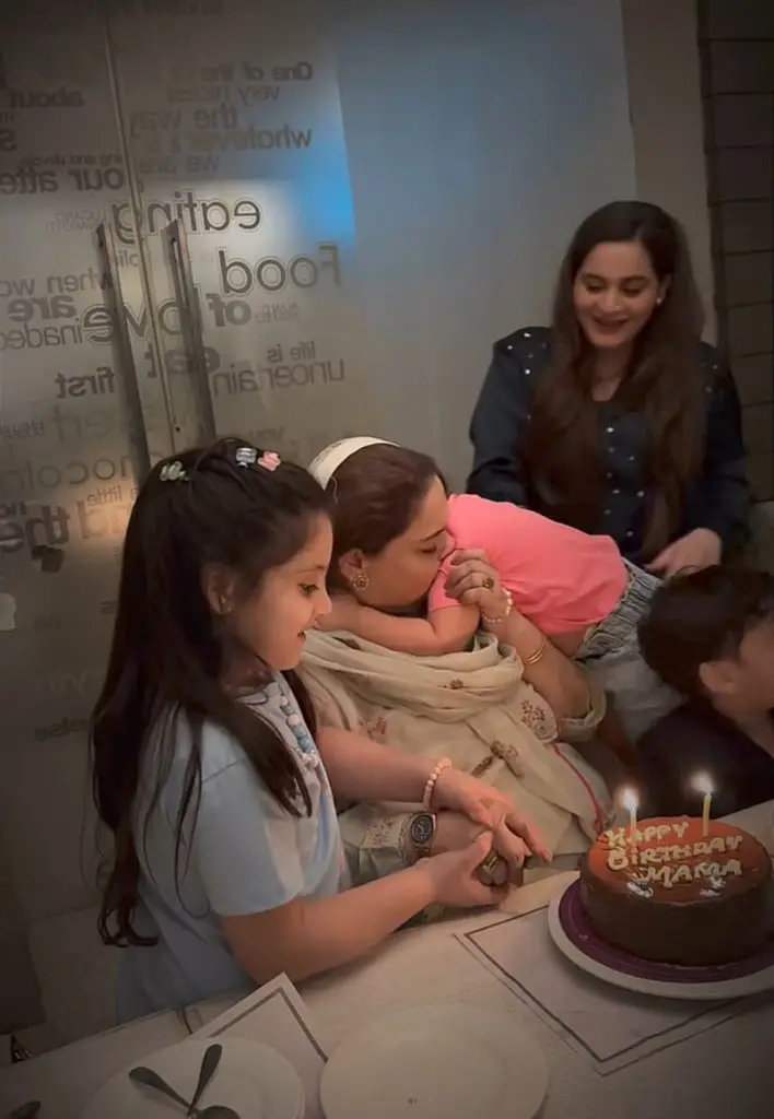 Aiman Khan & Minal Khan Family Celebrate Their Mother’s Birthday