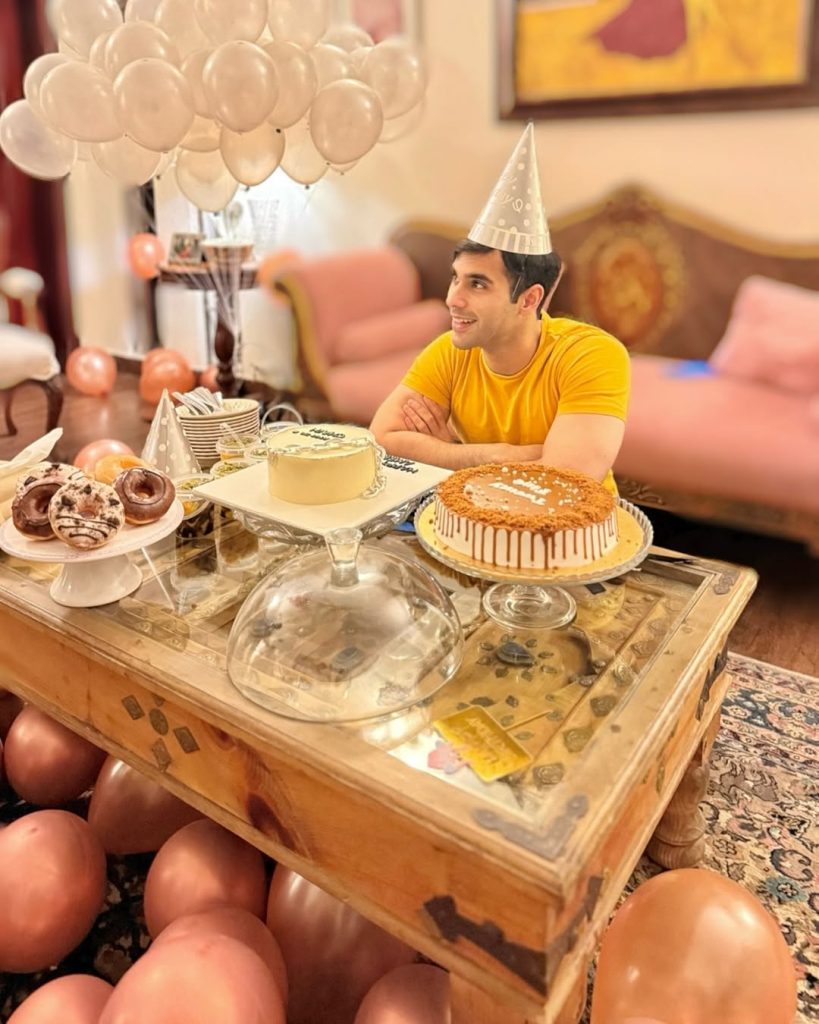 Ameer Gilani Celebrates Birthday with Wife Mawra Hocane