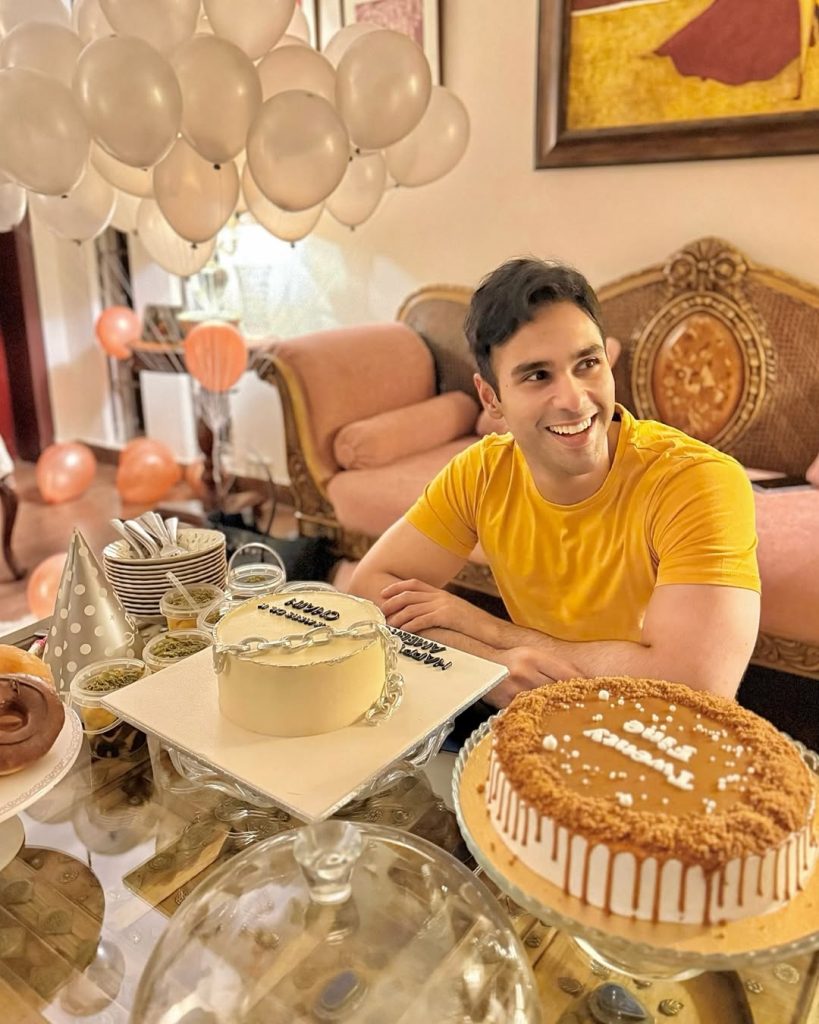 Ameer Gilani Celebrates Birthday with Wife Mawra Hocane