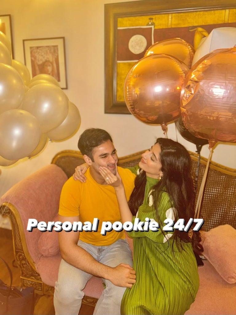 Ameer Gilani Celebrates Birthday with Wife Mawra Hocane