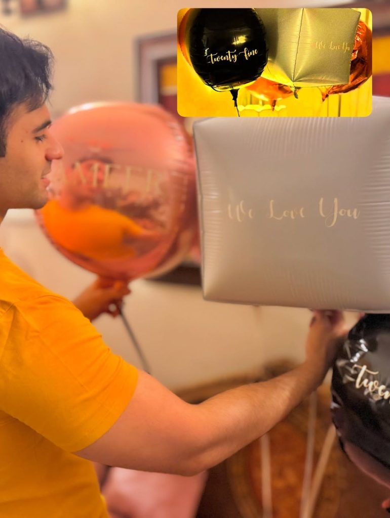 Ameer Gilani Celebrates Birthday with Wife Mawra Hocane