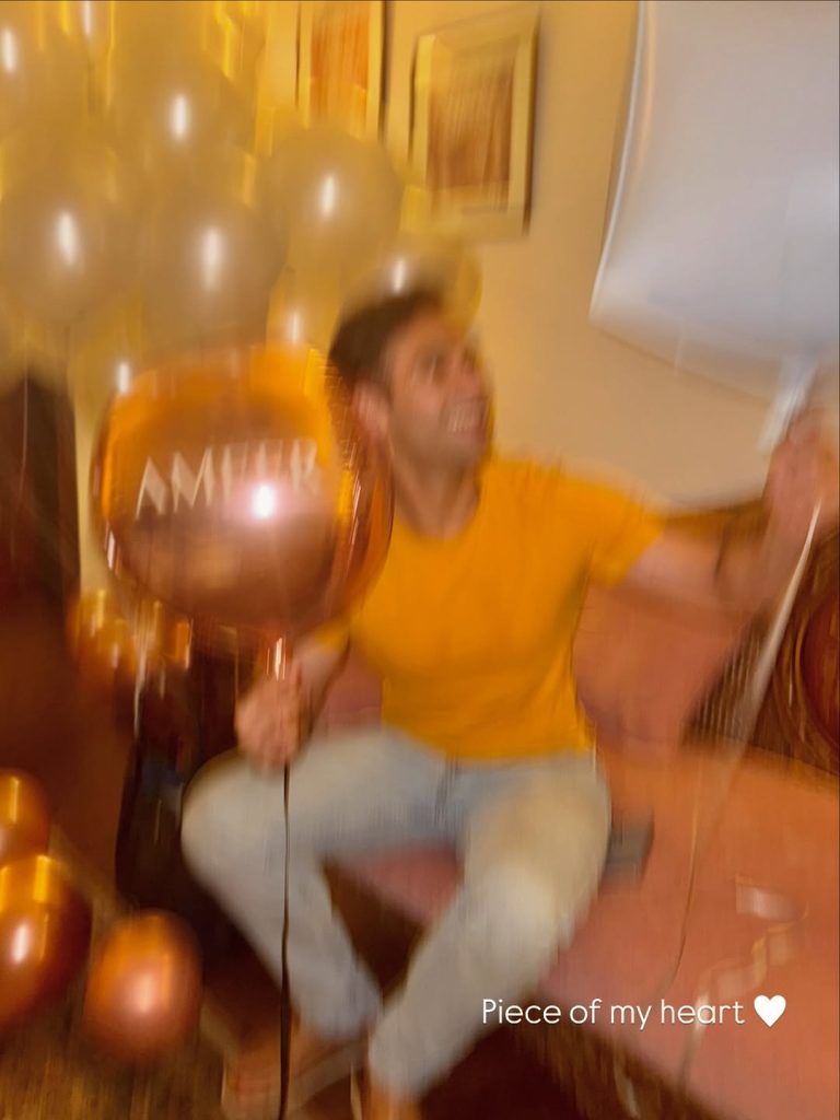 Ameer Gilani Celebrates Birthday with Wife Mawra Hocane
