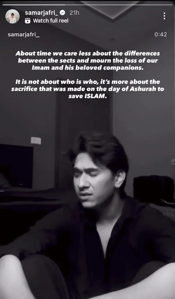 Pakistani Celebrities’ Posts on 9th Muharram