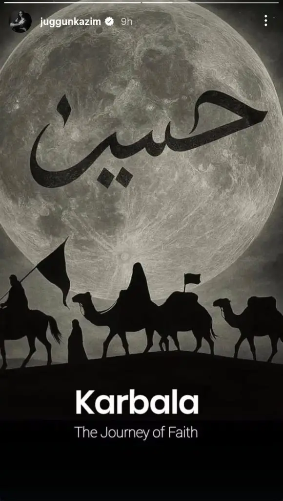 Pakistani Celebrities’ Posts on 9th Muharram