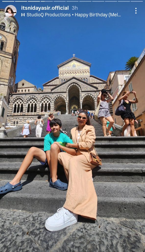 Nida Yasir Wishes Son Balaj on His Birthday