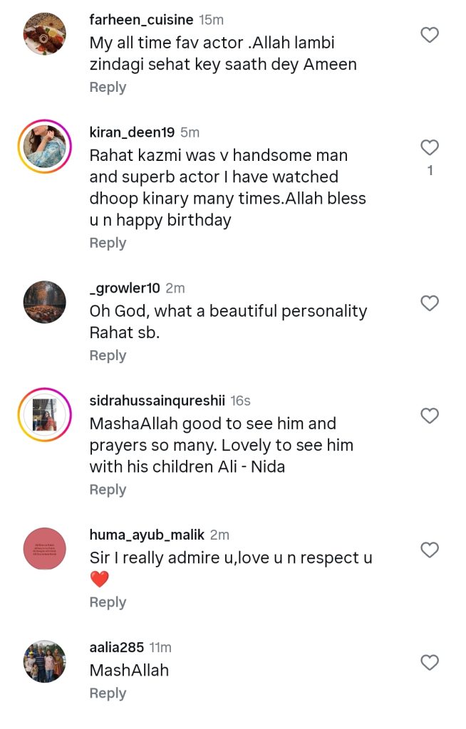 Ali Kazmi Wishes Father Rahat Kazmi on 81st Birthday