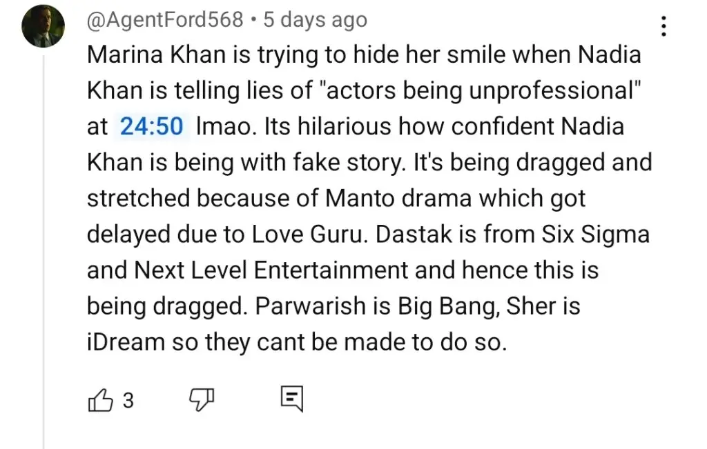 Nadia Khan’s Warning to Ali Raza