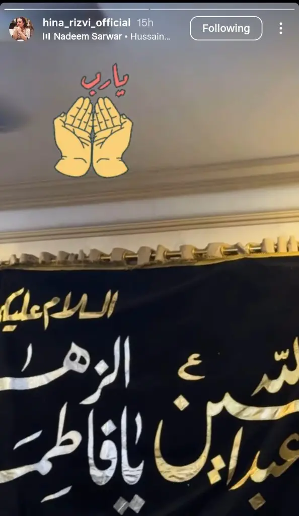 Pakistani Ahl e Tashie Celebrities Observe Muharram with Respect