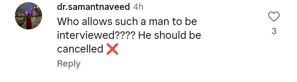 Dr. Omer Adil’s Disgusting Remarks About Resham Severely Criticized