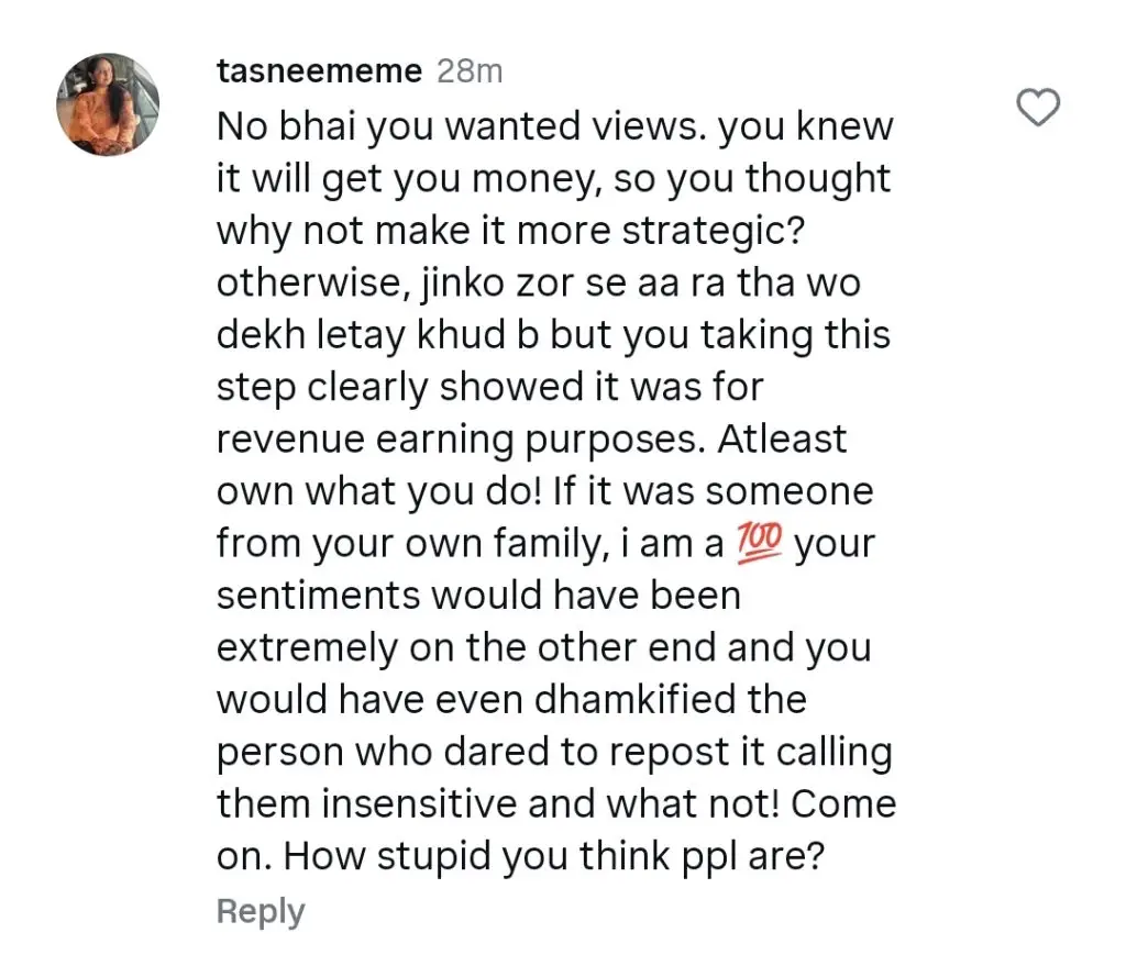 Ahmed Ali Butt Criticized for Cashing Humaira Asghar Tragedy
