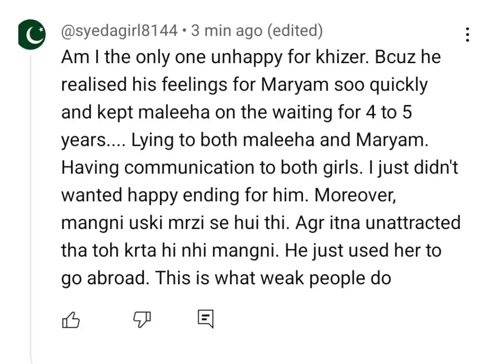 Meri Tanhai Last Episode Public Reaction
