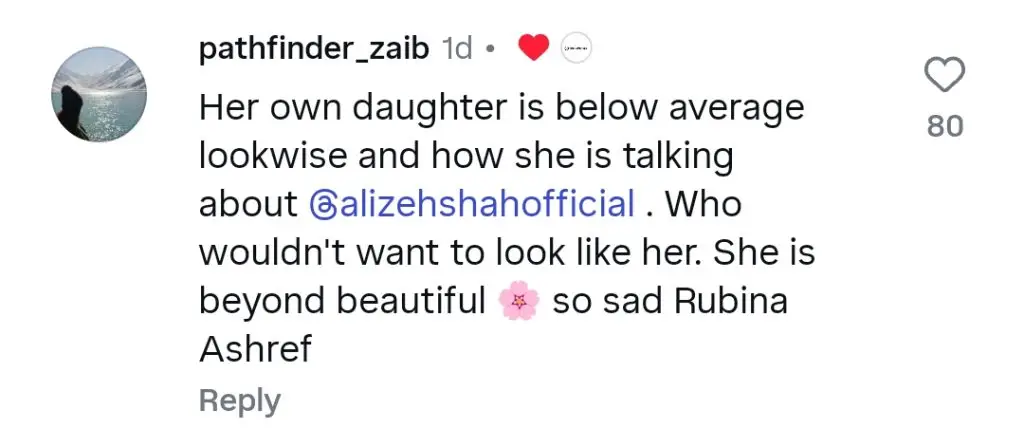 Rubina Ashraf’s Negative Statement about Alizeh Shah Goes Viral