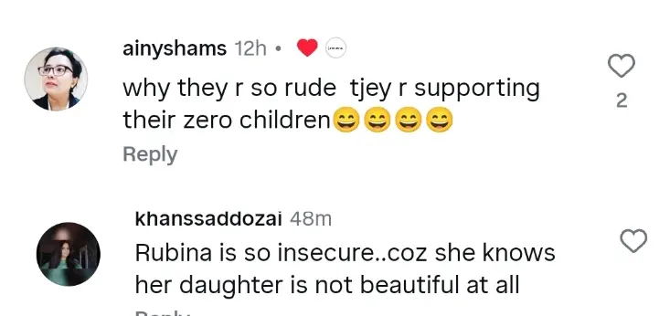 Rubina Ashraf’s Negative Statement about Alizeh Shah Goes Viral