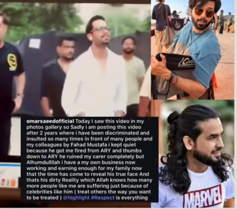 Fahad Mustafa’s Insulting Behaviour Towards Employee Goes Viral