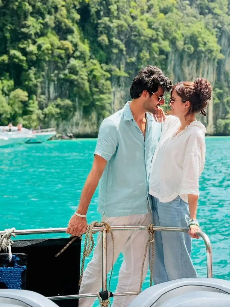 Subhan Awan & Washma Fatima Romantic Pictures from Thailand