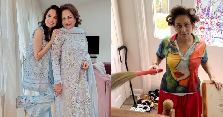 Bushra Ansari Turns Cleaner Cook For Daughter