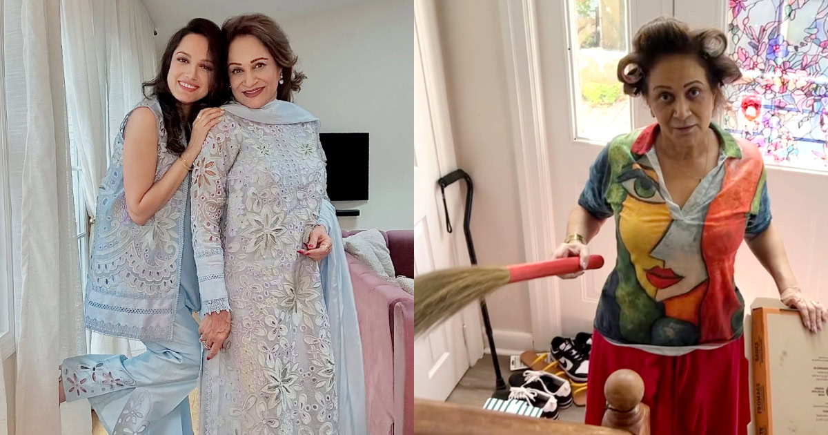 Bushra Ansari Turns Cleaner Cook For Daughter