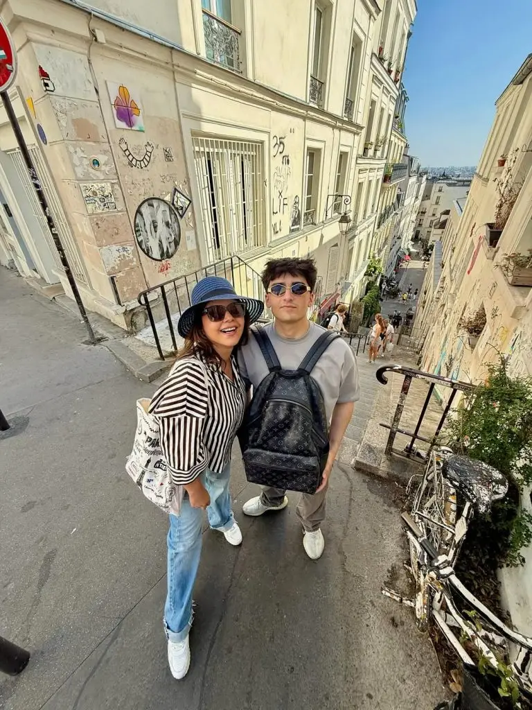 Hadiqa Kiani & Son Vacation In France