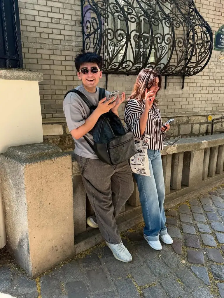 Hadiqa Kiani & Son Vacation In France