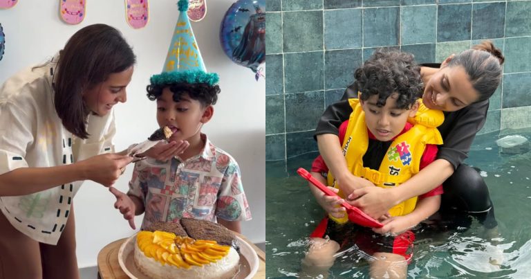 Iqra Aziz & Family Celebrate Kabir’s 4th Birthday
