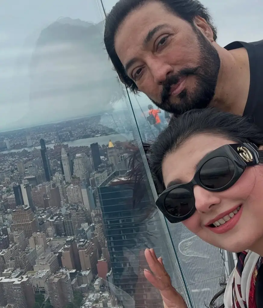 Javeria Saud Shares family Pictures From The Edge New York City