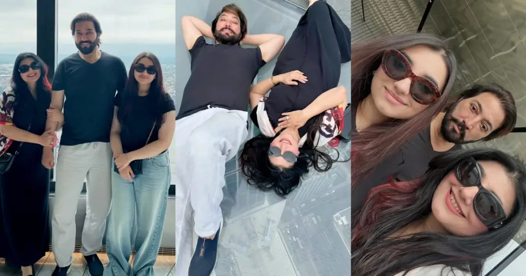 Javeria Saud Shares family Pictures From The Edge New York City