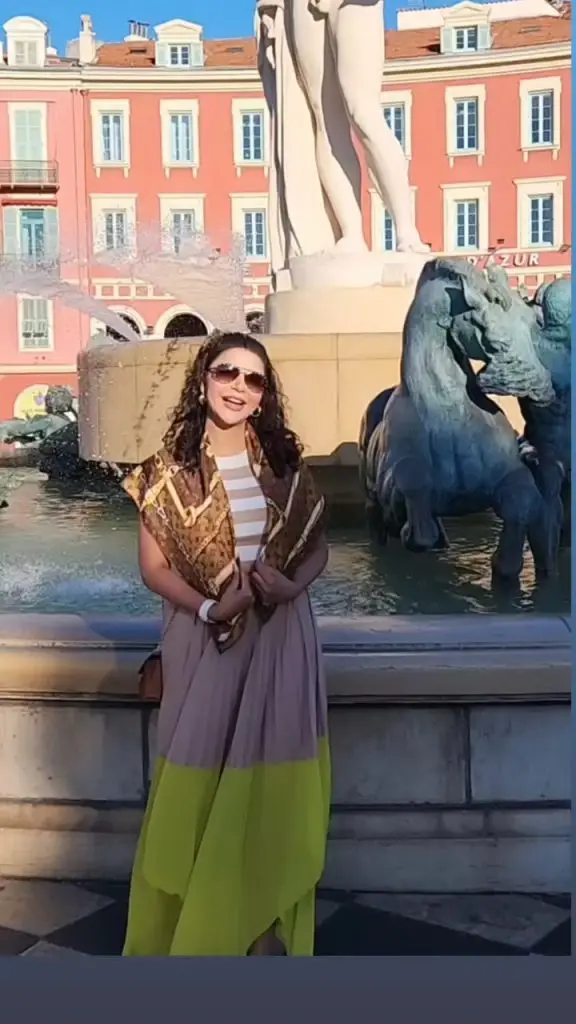 Nida Yasir Enjoying Her vacation In Nice France