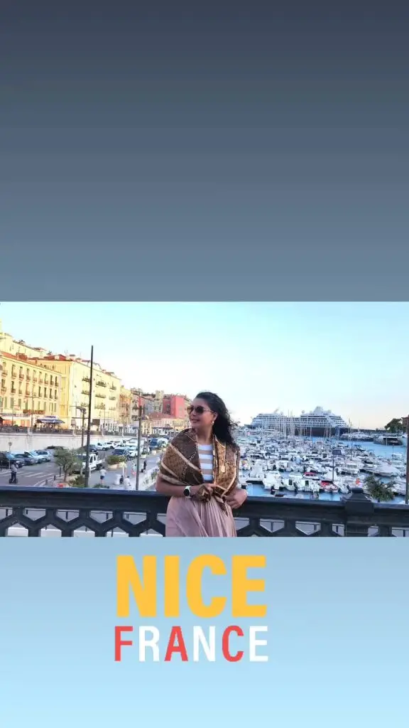 Nida Yasir Enjoying Her vacation In Nice France