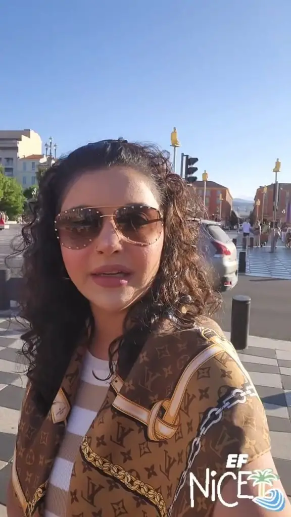 Nida Yasir Enjoying Her vacation In Nice France