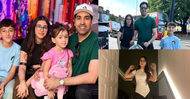 Umar Gul Enjoying Family Vacation in UK