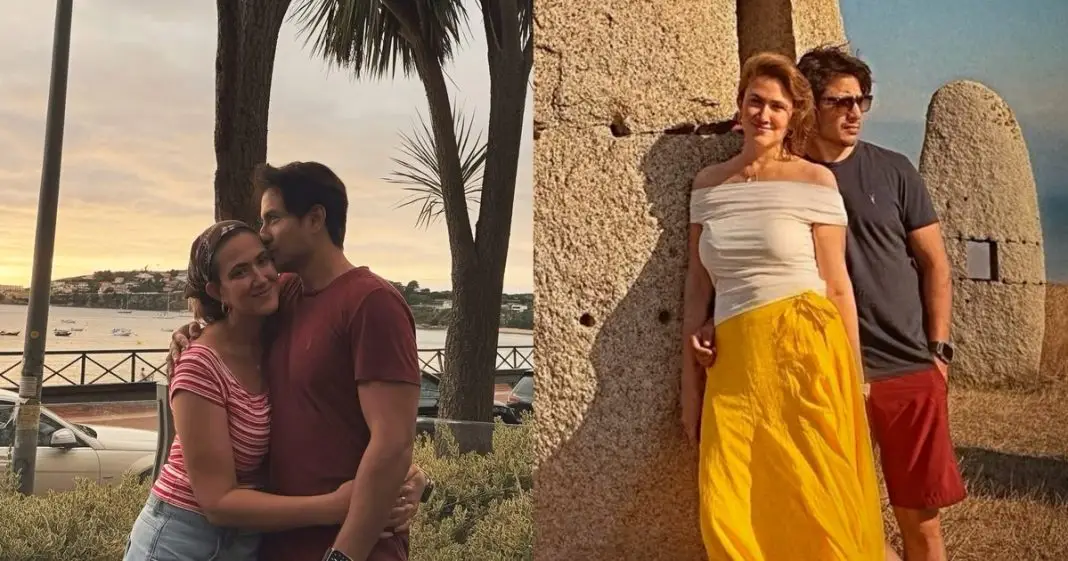 Ali Zafar Romantic Pictures With Wife  From Europe