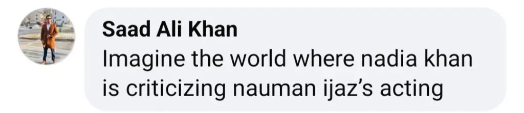 Nadia Khan Criticizes Nauman Ijaz’s Performance In Parwarish