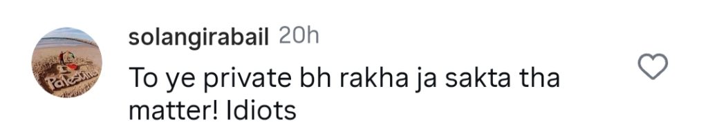 Hina Rizvi Calls Out Haters
