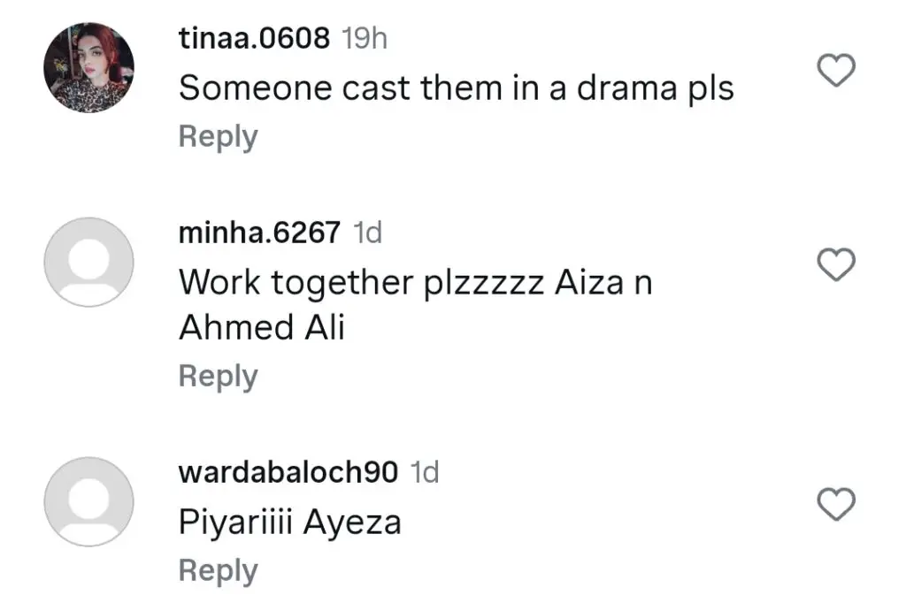 Fans Want Ayeza Khan & Ahmed Ali Akbar In A Drama